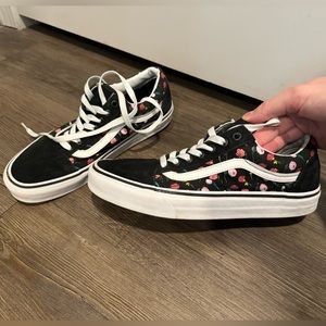 Vans floral old skool shoes